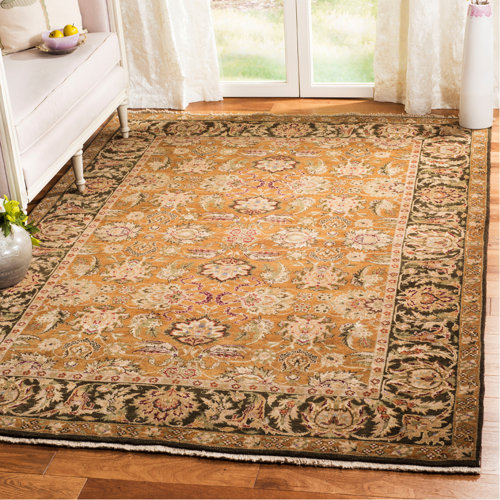 Safavieh Couture HandKnotted Wool Brown Area Rug Perigold